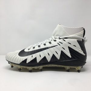 Nike Alpha Menace Elite Football Cleats WhiteBlack